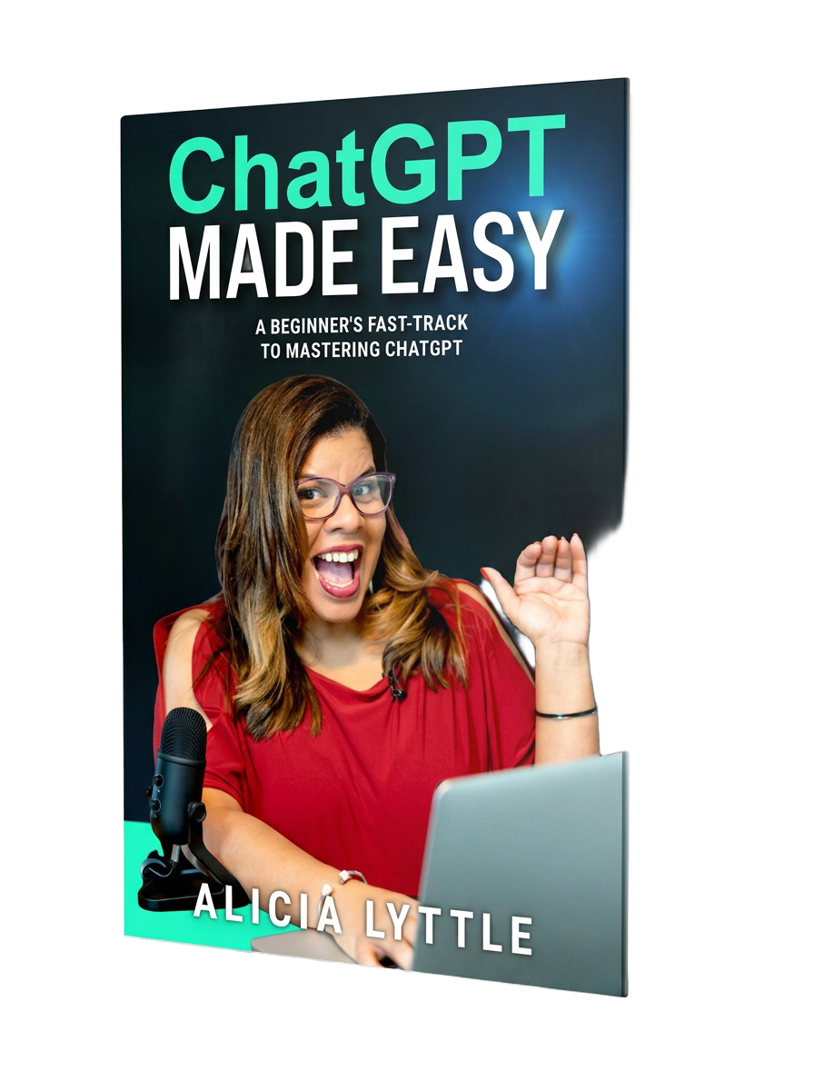 ChatGPT Made Easy — 3D book by Alicia Lyttle